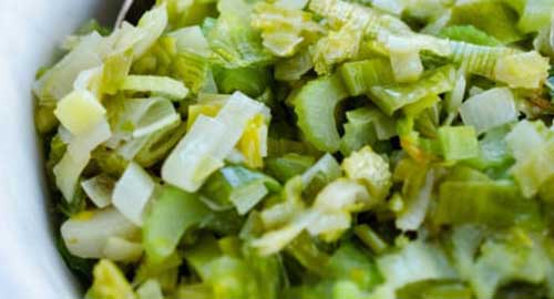 Aliter ad Ventrem (Leeks with Celery)