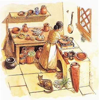 Roman kitchen