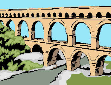 roman aqueduct