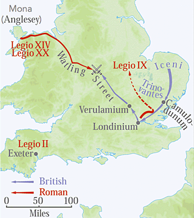 The route to Londinium