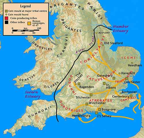 Humber Estuary the Trent and West from Bristol