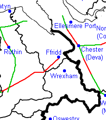 Roman roads of Sir Ddinbych - Denbighshire 