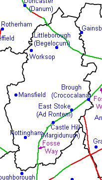 Roman roads of Nottinghamshire