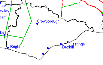 Roman roads of East Sussex