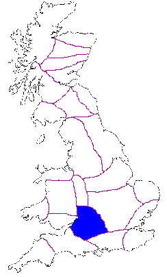 Location of the Dobunni