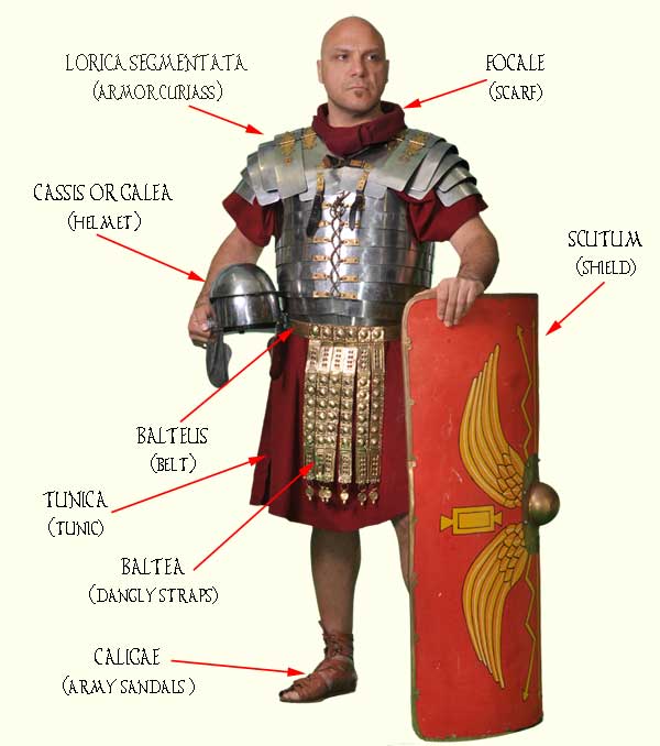 roman army dress