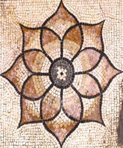 Roman mosaic floor