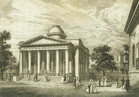 The original Hunterian building circa 1830