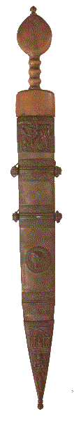 Roman soldier's sword